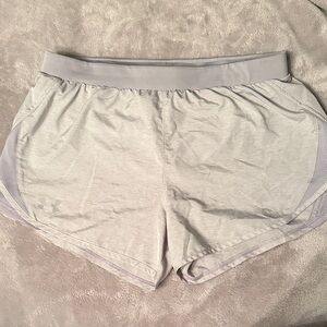 Under Armour Women's Light Gray Athletic Shorts